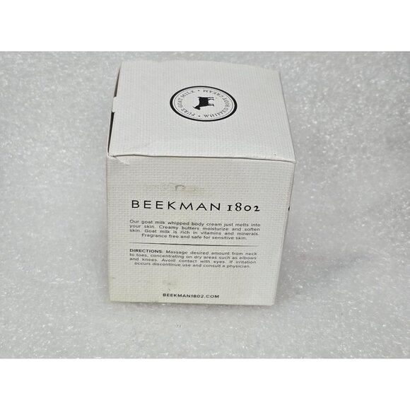 Beekman 1802 Pure Goat Milk Whipped Body Cream 8 Fl Oz Made In USA - Picture 3 of 4